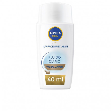 NIVEA SUN FLUIDO DIARIO protección facial SPF50+ #tono medio 40 ml