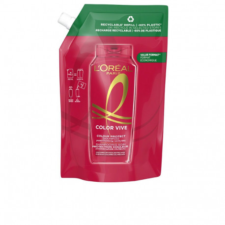 L'ORÉAL PARIS ELVIVE COLOR-VIVE champú protector recarga eco pack 500 ml