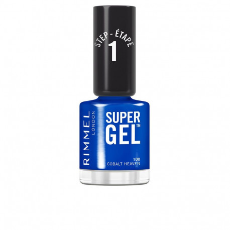 RIMMEL LONDON SUPER GEL esmalte de uñas #100-Cobalt Heaven 12 ml