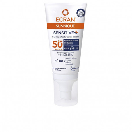 ECRAN SUNNIQUE päikesekaitsekreem näole tundlikule nahale SPF50+ 50ml
