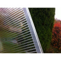 Piece of greenhouse multiwall sheet / clear polycarbonate 700x1500mm - 4mm, 5pcs.