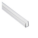 Protective edge U-profile for polycarbonate 4mm, 9pcs.