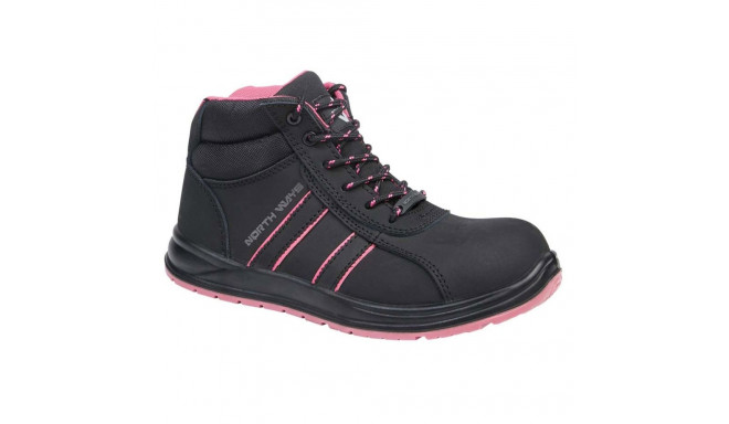 High-Rise Safety Shoes North Ways Venus 7037 Black, size 39