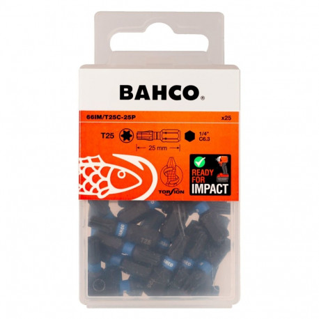 Otsakud 66IM T25 25mm Impact, 25tk