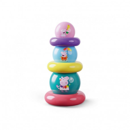 Põrsas Peppa ladumistorn Pallid ja rõngad