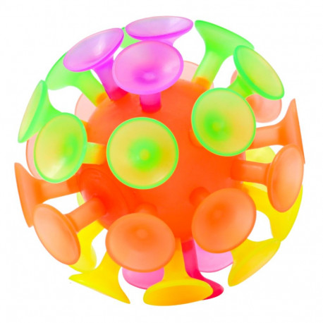 Gerardo's Toys FLUFFY pall valguse ja iminappadega