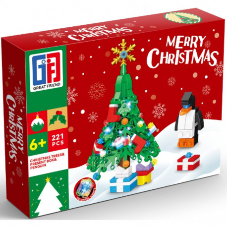 Klotsikomplekt Jõulud, valgusega