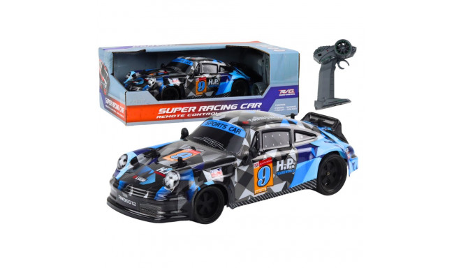 Puldiauto Drift Blue 1:18