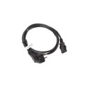 Lanberg kaabel CEE 7/7 - IEC 320 C13 1.8m, must