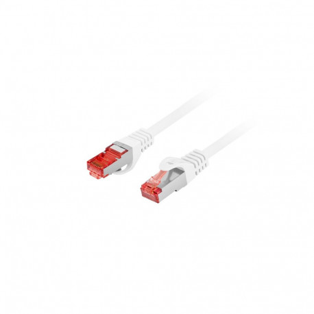 PATCHCORD CAT.6 S/FTP LSZH CU 3M WHITE FLUKE PASSED LANBERG