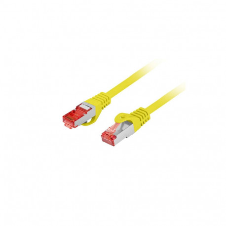 PATCHCORD CAT.6 S/FTP LSZH CU 0.5M YELLOW FLUKE PASSED LANBERG