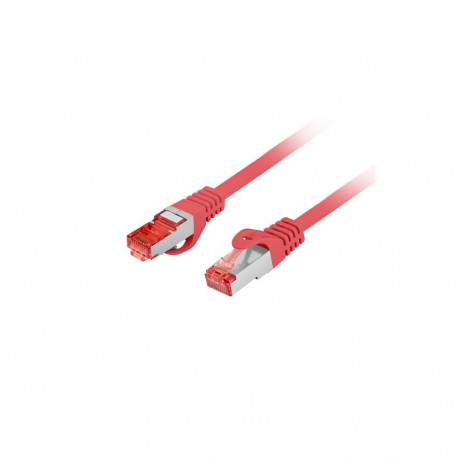 PATCHCORD CAT.6 S/FTP LSZH CU 0.25M RED FLUKE PASSED LANBERG