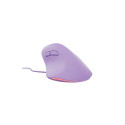 VERTICAL MOUSE NATEC CRAKE 2 PRO 12800DPI PROGRAMMABLE OPTICAL PURE LAVENDER