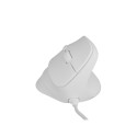 VERTICAL MOUSE NATEC CRAKE 2 PRO 12800DPI PROGRAMMABLE OPTICAL WHITE
