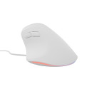 VERTICAL MOUSE NATEC CRAKE 2 PRO 12800DPI PROGRAMMABLE OPTICAL WHITE