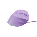 VERTICAL MOUSE NATEC CRAKE 2 PRO 12800DPI PROGRAMMABLE OPTICAL PURE LAVENDER