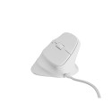 VERTICAL MOUSE NATEC CRAKE 2 PRO 12800DPI PROGRAMMABLE OPTICAL WHITE