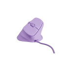 VERTICAL MOUSE NATEC CRAKE 2 PRO 12800DPI PROGRAMMABLE OPTICAL PURE LAVENDER