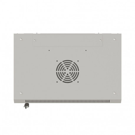 RACK CABINET 19" WALL-MOUNT 4U/540X350 (FLAT PACK) WITH GLASS DOOR GREY LANBERG