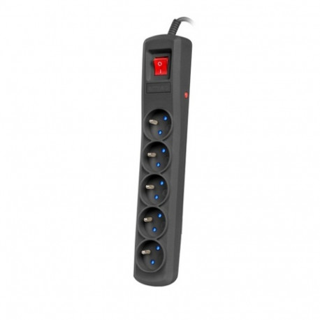 SURGE PROTECTOR ARMAC R5 5M 5X FRENCH OUTLETS 10A BLACK