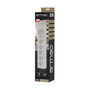 SURGE PROTECTOR ARMAC Z5 5M 5X FRENCH OUTLETS 10A CABLE ORGANIZER GREY