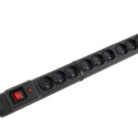 SURGE PROTECTOR ARMAC MULTI M9 3M 9X FRENCH OUTLETS BLACK