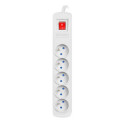 SURGE PROTECTOR ARMAC ARC5 3M 5X FRENCH OUTLETS GREY