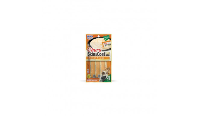 Churu Skin & Coat chicken treat for cats 4x14g