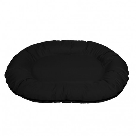 Cazo Oval Bed must pesa koertele 60x80x14 cm