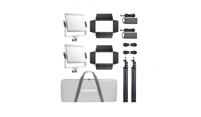 Godox Litemons LP1200Bi Bi color LED Light Panel 2 light kit