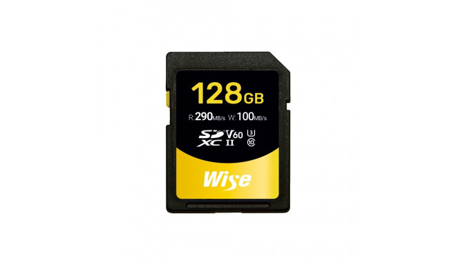 Wise 128GB SDXC UHS II V60 Memory Card