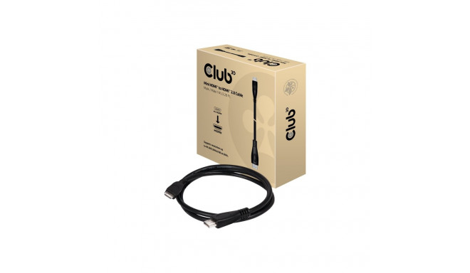 Club 3D mini HDMI to HDMI 2.0 kaabel 1 m