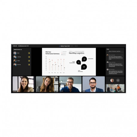 SAMSUNG 105inch 5120x2160/5K 21:9 LED Non-glare QP105D-5K 500nits 4x10W Speakers black DP 1.4 3xHDMI