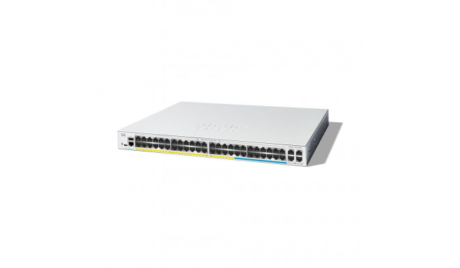 CISCO Catalyst 1300 48-Port Switch / 16-Port 2.5GE + 32-Port 1GE PoE+ with 740W power budget 4 x 10G