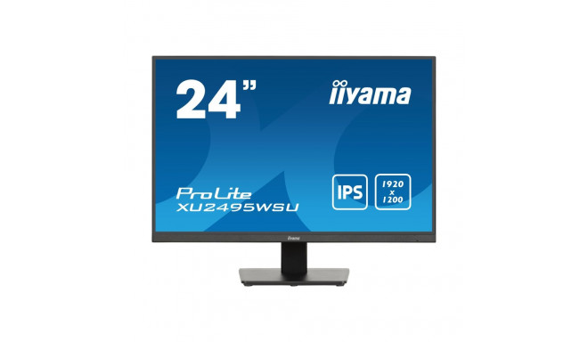 IIYAMA XU2495WSU-B7 24-tolline IPS 1920x1200 300cd/m2 4ms HDMI DP USB (P)