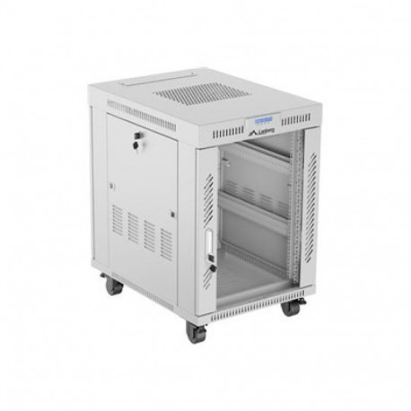 LANBERG vabaltseisev 19/15U 600x800 klaasuksega LCD kokkupandav hall V2 rack-kapp