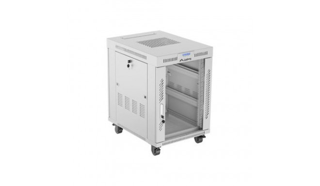 LANBERG vabaltseisev 19/15U 600x800 klaasuksega LCD kokkupandav hall V2 rack-kapp