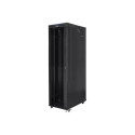 LANBERG vabalt seisev rack 19-tolline kapp 47U 800x1200 klaasuksega LCD tasapinnaline must pakend