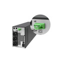 QOLTEC 52281 Katkematu Toiteallikas UPS / 2kVA / 2000W / Võimsustegur 1.0 / LCD / EPO / USB / Online