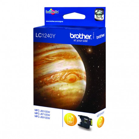 BROTHER LC1240Y kollane tindikassett 600 lehte MFC-J6510DW J6710DW J6910DW J430W J625DW J825DW DCP-J