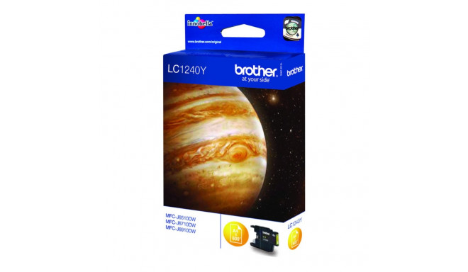 BROTHER LC1240Y kollane tindikassett 600 lehte MFC-J6510DW J6710DW J6910DW J430W J625DW J825DW DCP-J
