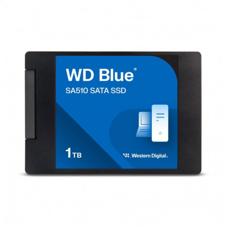WD Blue SA510 SSD 1TB SATA III 6Gb/s korpuses 2.5-tolline 7mm sisemine ühekaupa pakendatud POWERED B