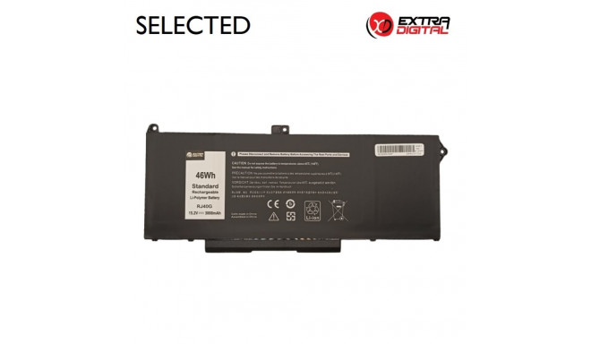 Notebook Battery DELL RJ40G, 3000mAh, Extra Digital Selected