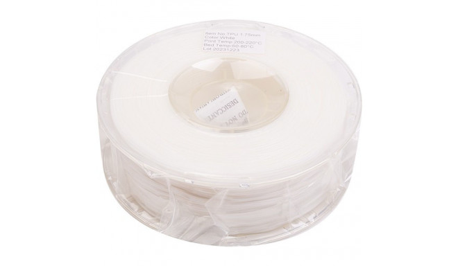 3D Printing Filament TPU, 1.75mm, 1kg, White