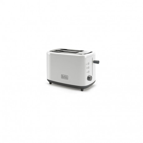 Black & Decker BXTO820E Toaster Doppelschlitz 820W weiß