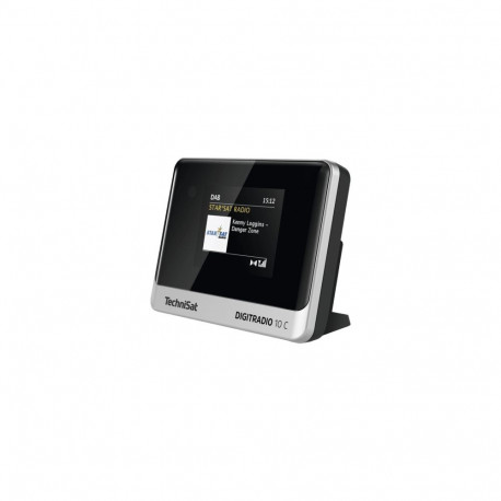 TechniSat Digitradio 10C DAB+ Radio schwarz/silber