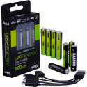 Verico LoopEnergy AAA900 8er-Pack wiederaufladbar USB-C