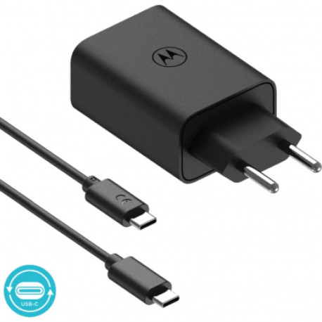 Motorola TurboPower Ladegerät 50W + USB-C zu USB-C Kabel