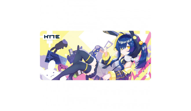 HYTE Bunny Splash Desk Pad, Gaming Mouse Pad (Multicolor)