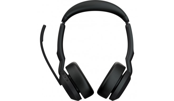 Jabra Evolve2 55, Headset (black, Stereo, Microsoft Teams, USB-C, Link380c)